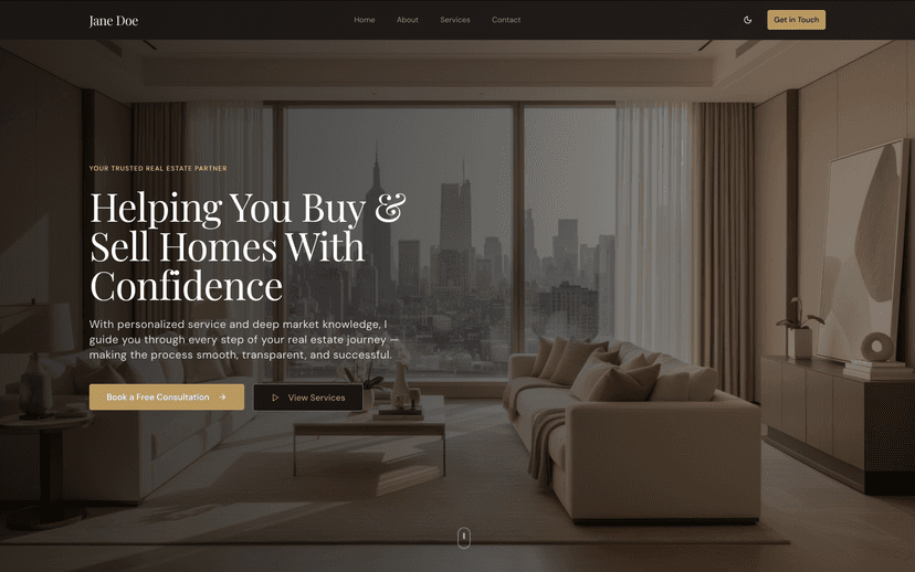 Personal Portfolio – Modern Developer Showcase